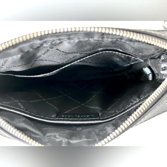 Michael Kors Black/Grey Large Crossbody Bag - Picture 9 of 10